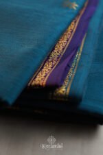 Semi Maheshwari Cotton Silk – Blue - Image 6