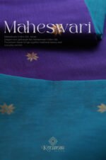 Semi Maheshwari Cotton Silk – Blue - Image 5