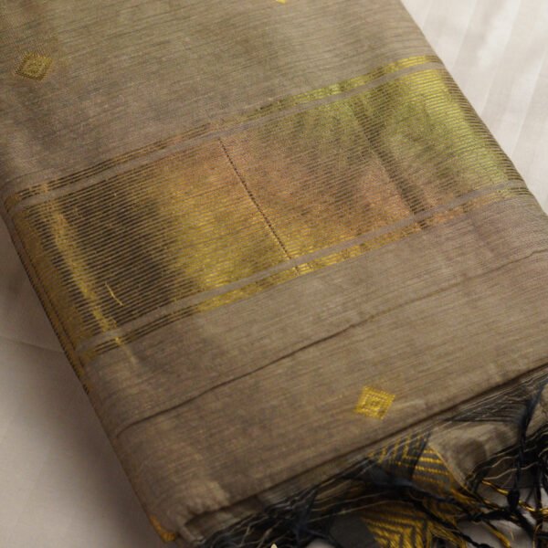 Semi Maheshwari Cotton Silk – Beige
