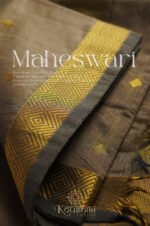 Semi Maheshwari Cotton Silk – Beige - Image 3