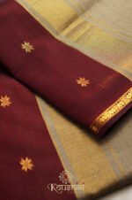 Semi Maheshwari Cotton Sik – Beige - Image 2
