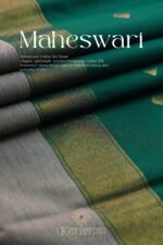 Semi Maheshwari Cotton Silk – Grey - Image 3