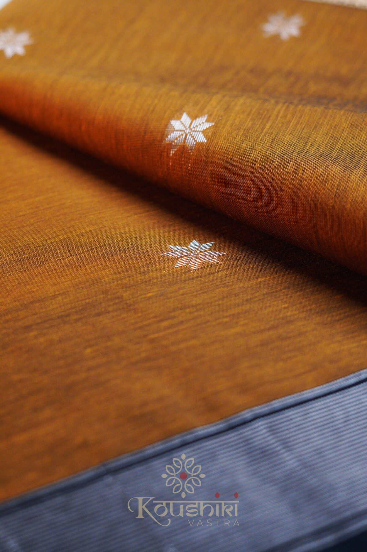 Semi Maheshwari Cotton Silk – Yellow - Image 5