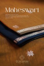 Semi Maheshwari Cotton Silk – Yellow - Image 3