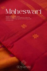 Semi Maheshwari Cotton Silk – Yellow - Image 5