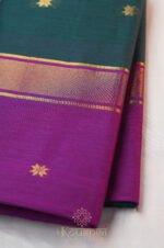 Semi Maheshwari Cotton Silk – Green