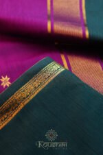 Semi Maheshwari Cotton Silk – Green - Image 2