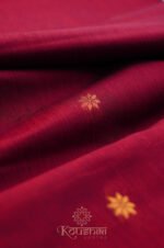 Semi Maheshwari Cotton Silk – Red - Image 4