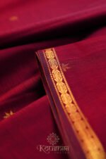 Semi Maheshwari Cotton Silk – Red - Image 3