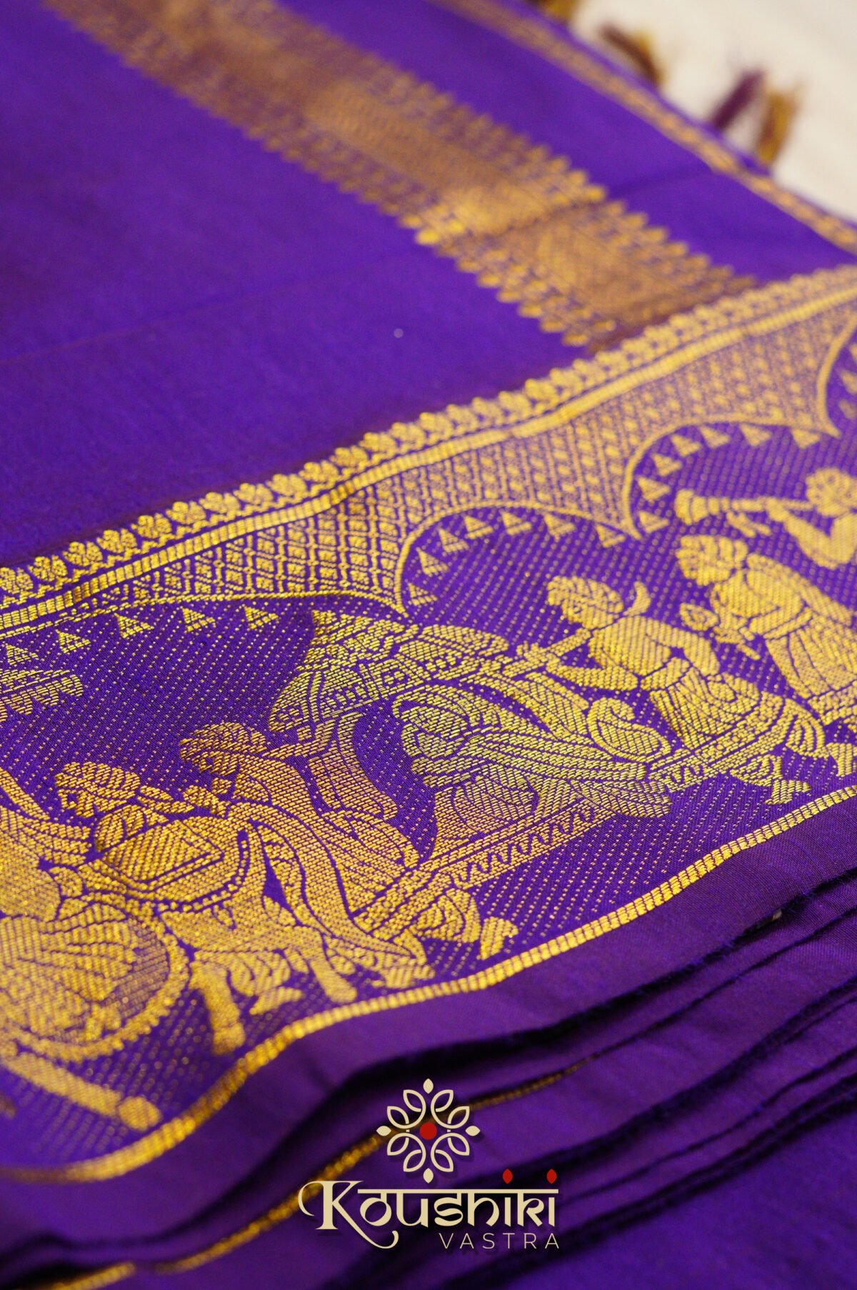 Premium Cotton Silk – Purple - Image 3