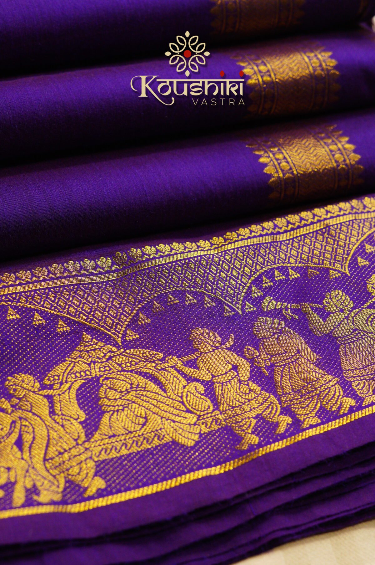 Premium Cotton Silk – Purple - Image 2