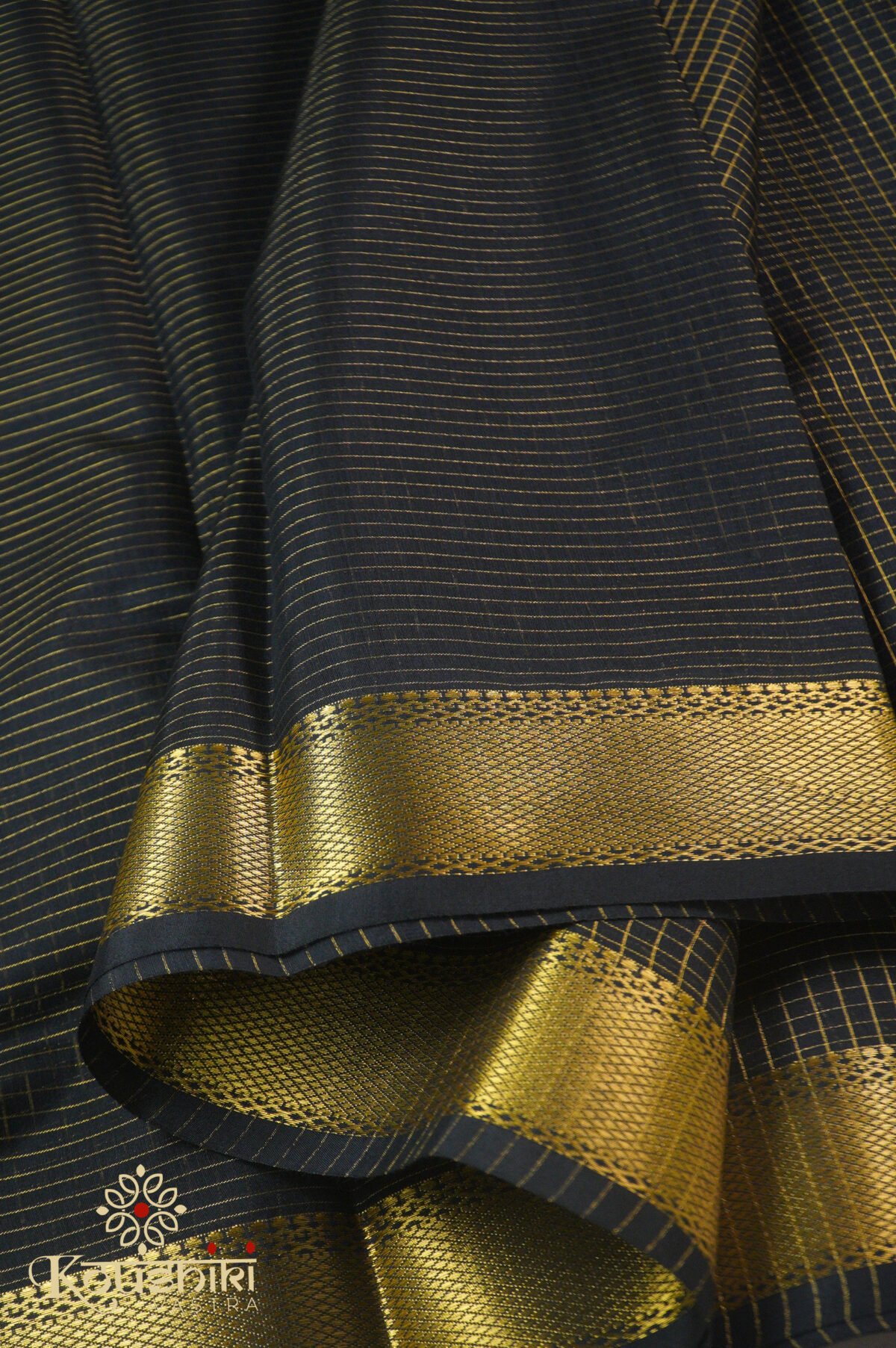 Slik Cotton Checks – Black - Image 2