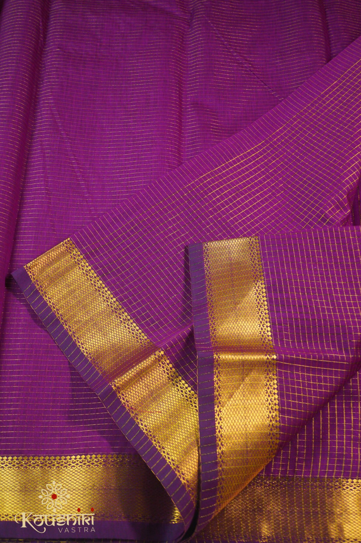 Slik Cotton Checks – Maroon - Image 3