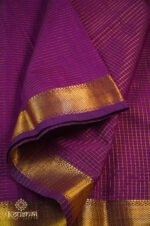 Slik Cotton Checks – Maroon - Image 2