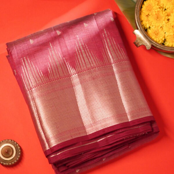 Jute Silk – Maroon
