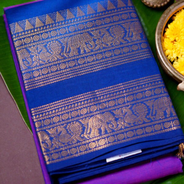 Kanchi Cotton – Purple