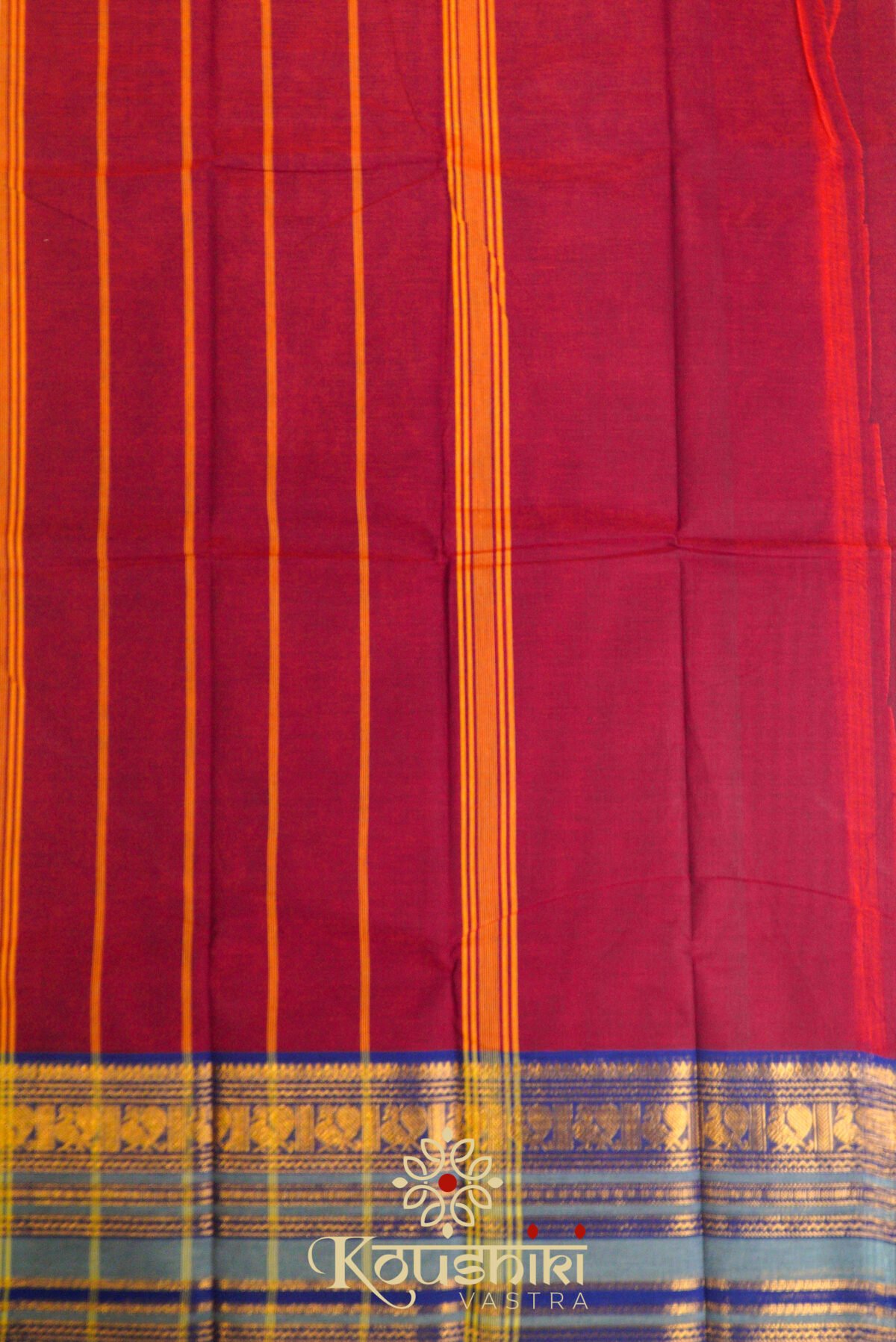 Kanchi Cotton – Maroon - Image 5