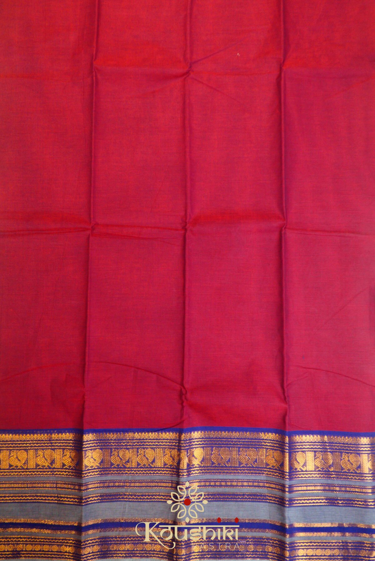 Kanchi Cotton – Maroon - Image 4