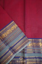 Kanchi Cotton – Maroon - Image 2