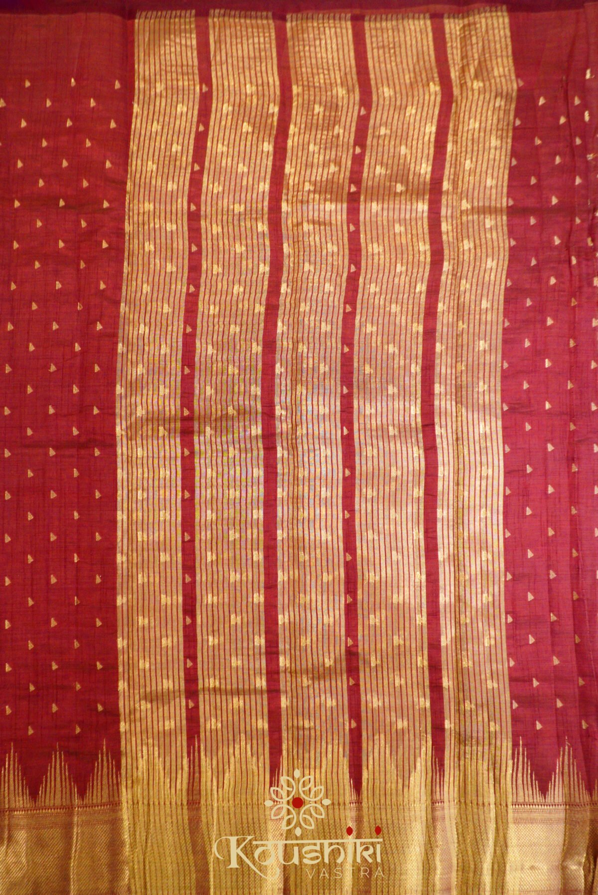 Jute Silk – Maroon - Image 4