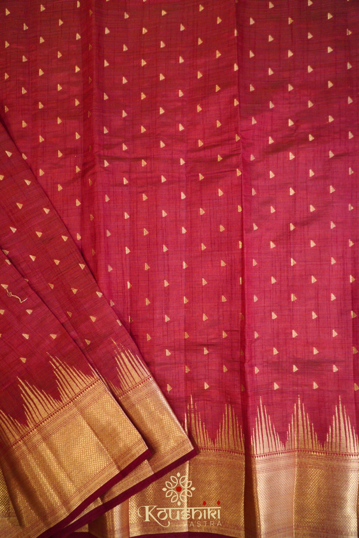 Jute Silk – Maroon - Image 5
