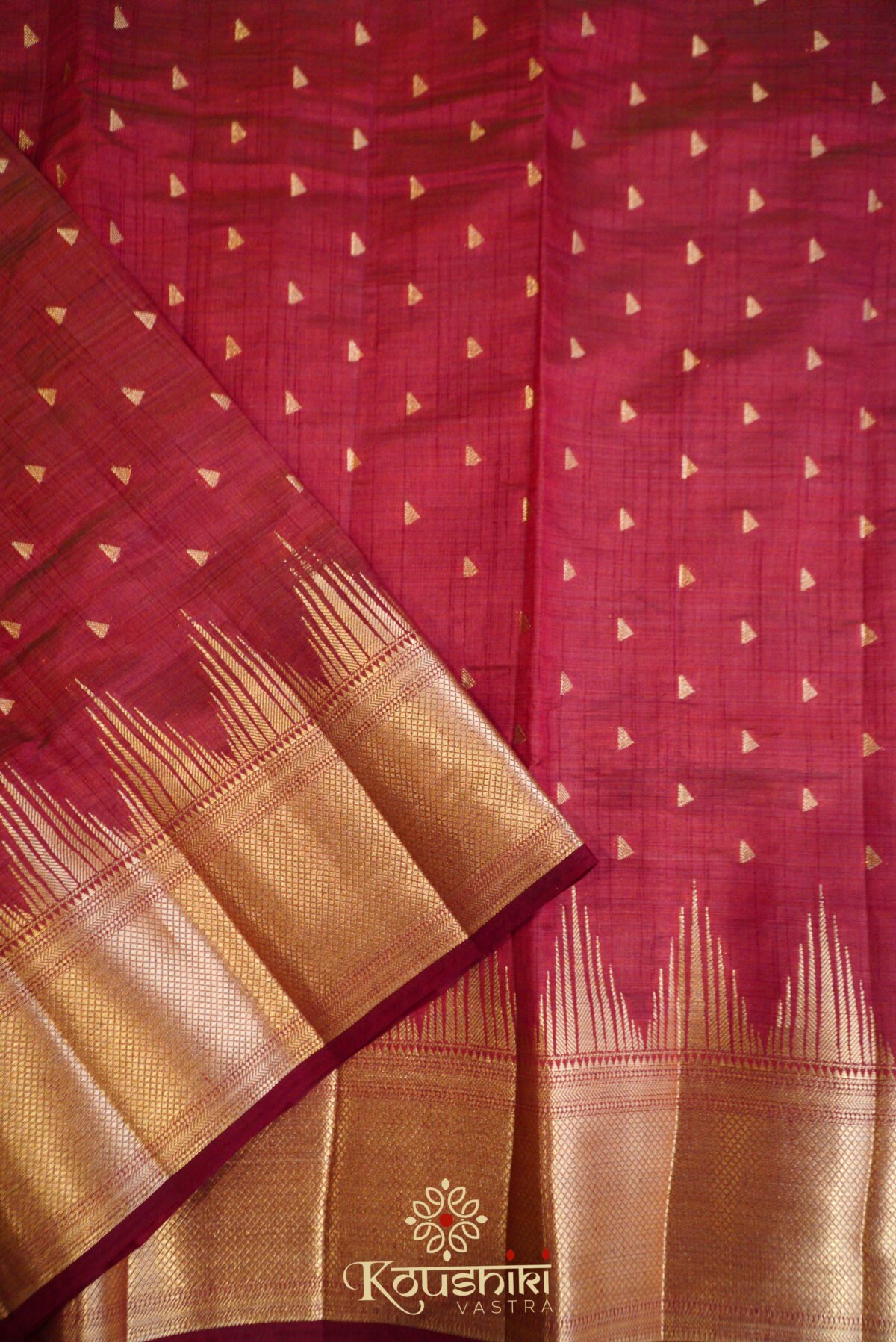 Jute Silk – Maroon - Image 3