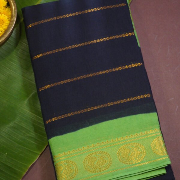 Sungudi Cotton – Black