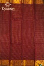 Sungudi Cotton – Maroon - Image 5