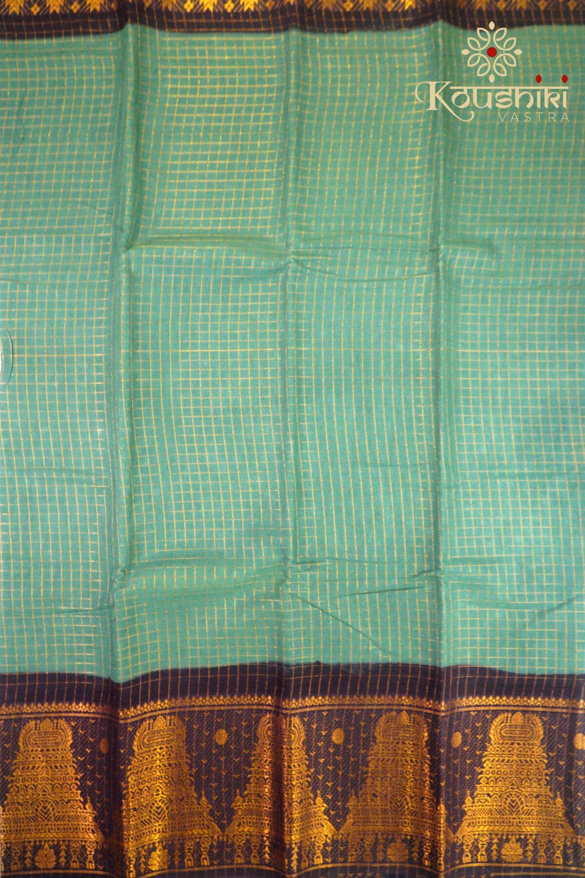 Sungudi Cotton – Green - Image 5