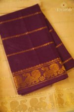 Sungudi Cotton – Black | Cream - Image 3