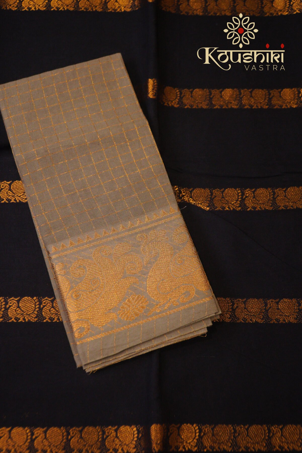 Sungudi Cotton – Black - Image 5