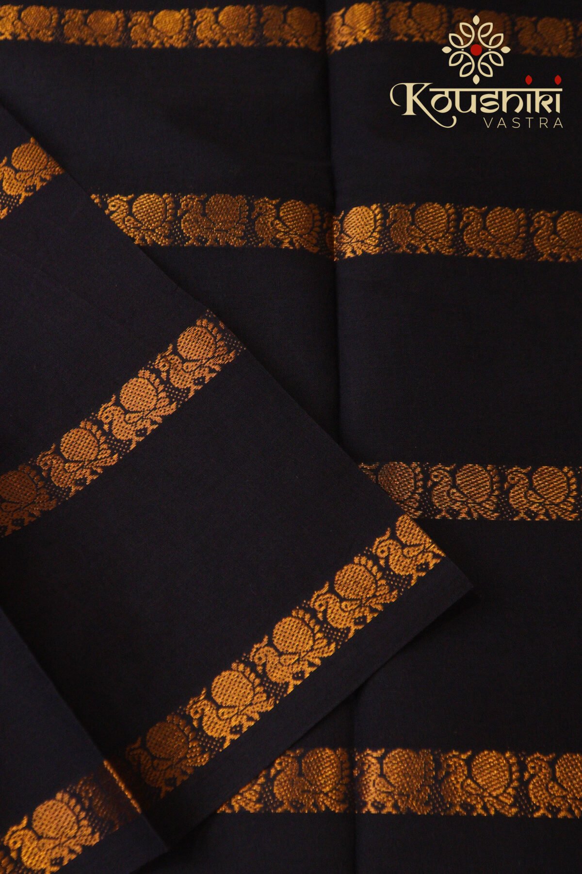 Sungudi Cotton – Black - Image 2