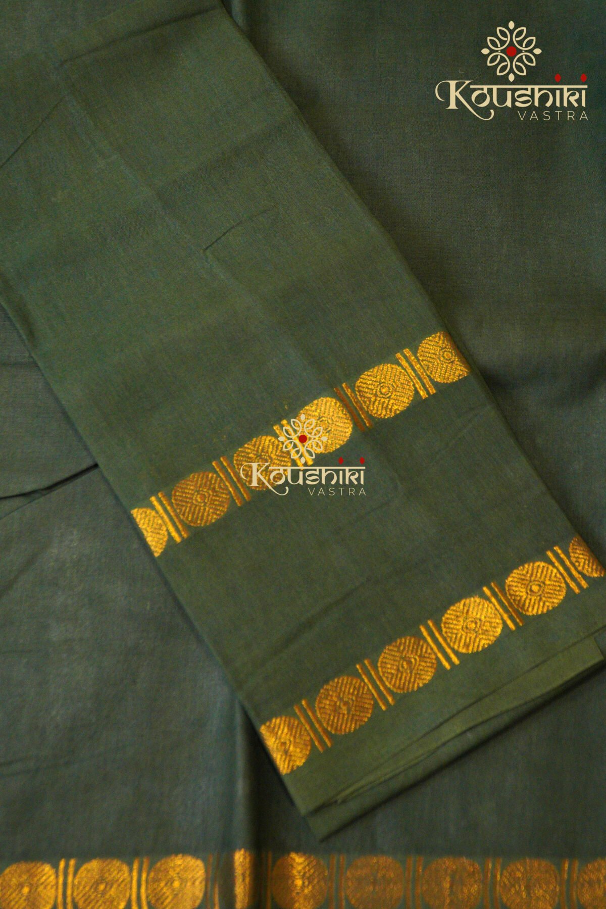 Sungudi Cotton – Green - Image 4