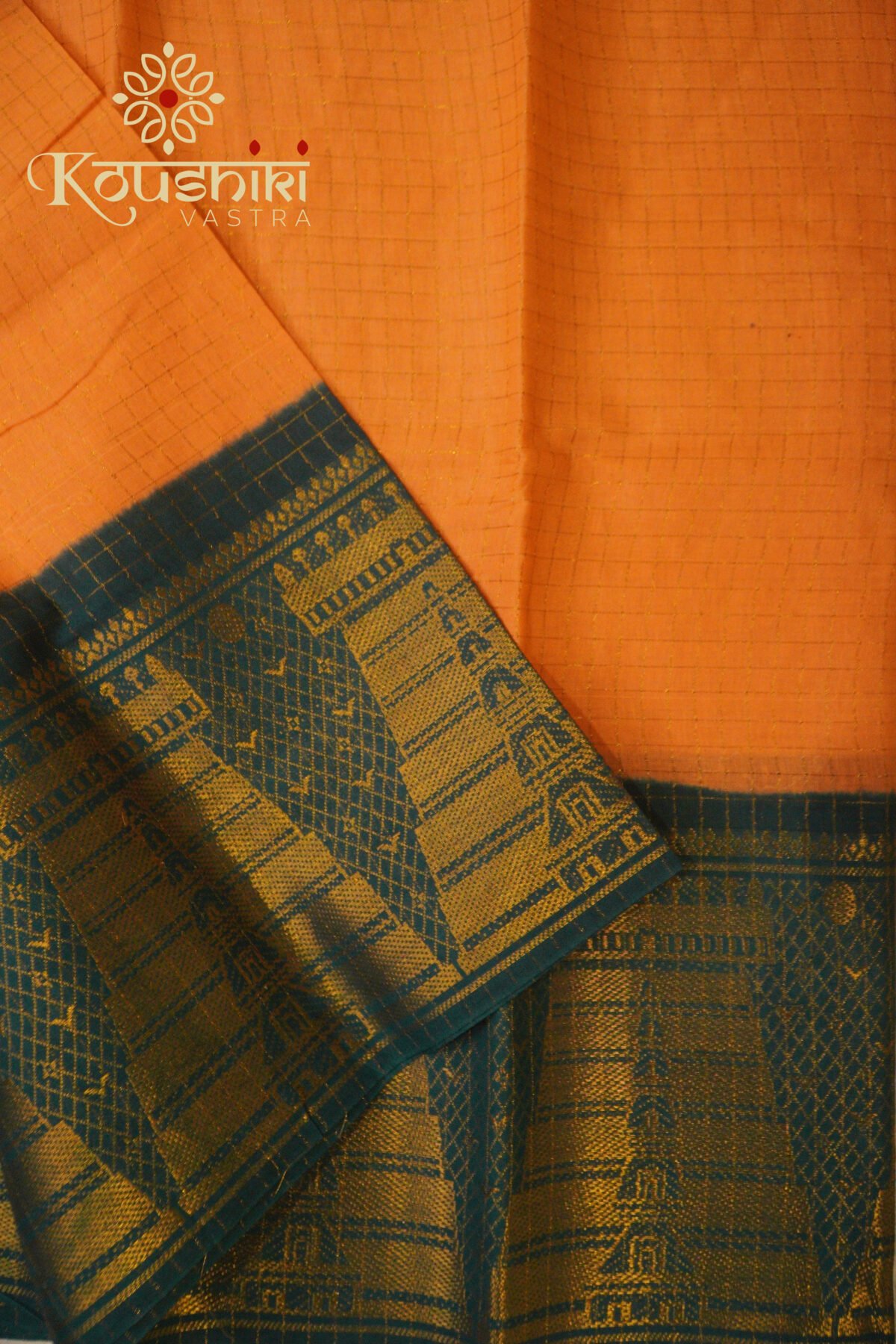 Sungudi Cotton – Yellow - Image 4