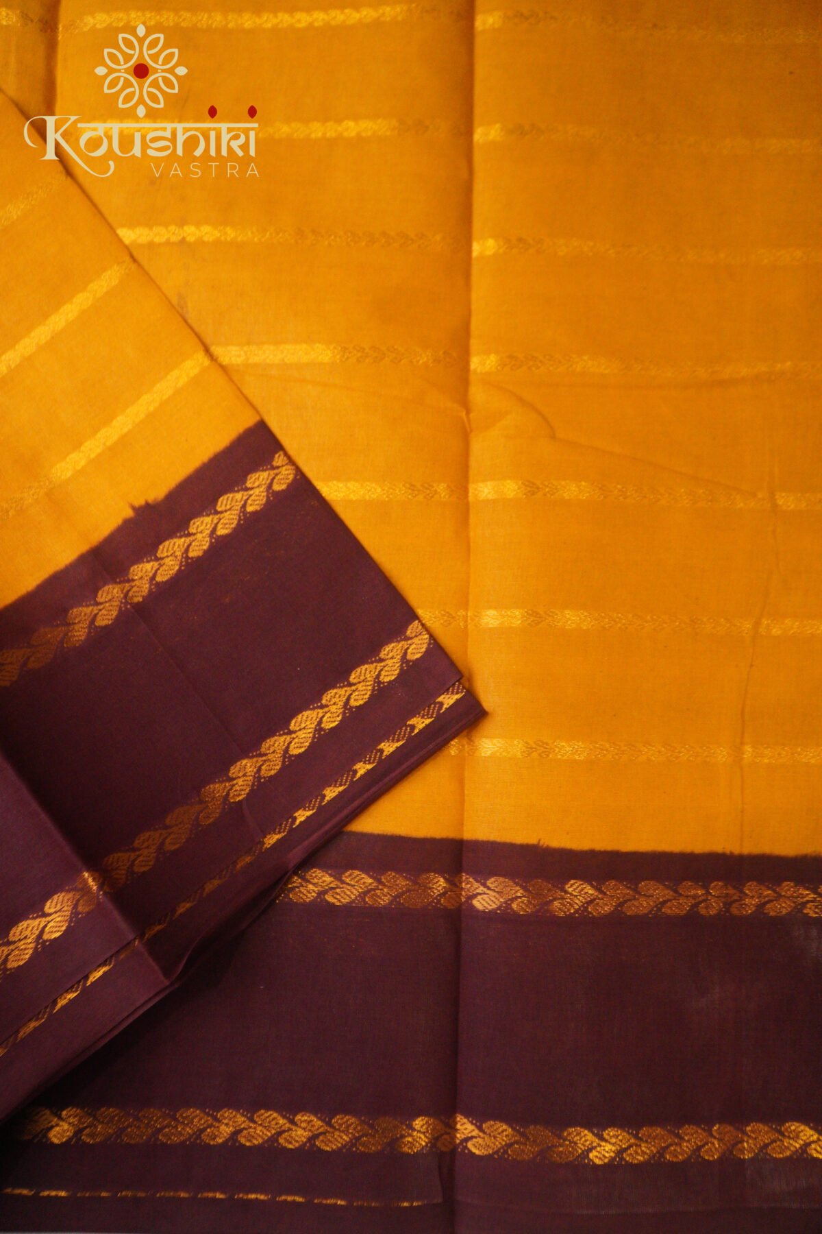 Sungudi Cotton – Yellow - Image 3