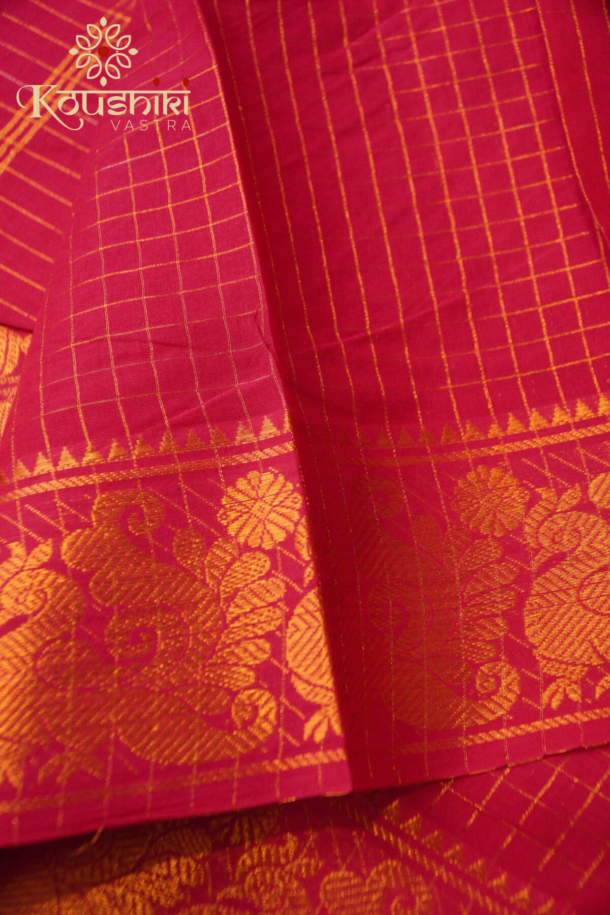 Sungudi Cotton – Pink - Image 3