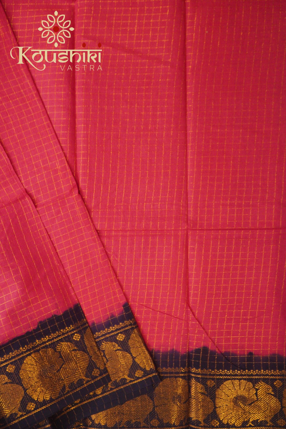 Sungudi Cotton – Pink - Image 2