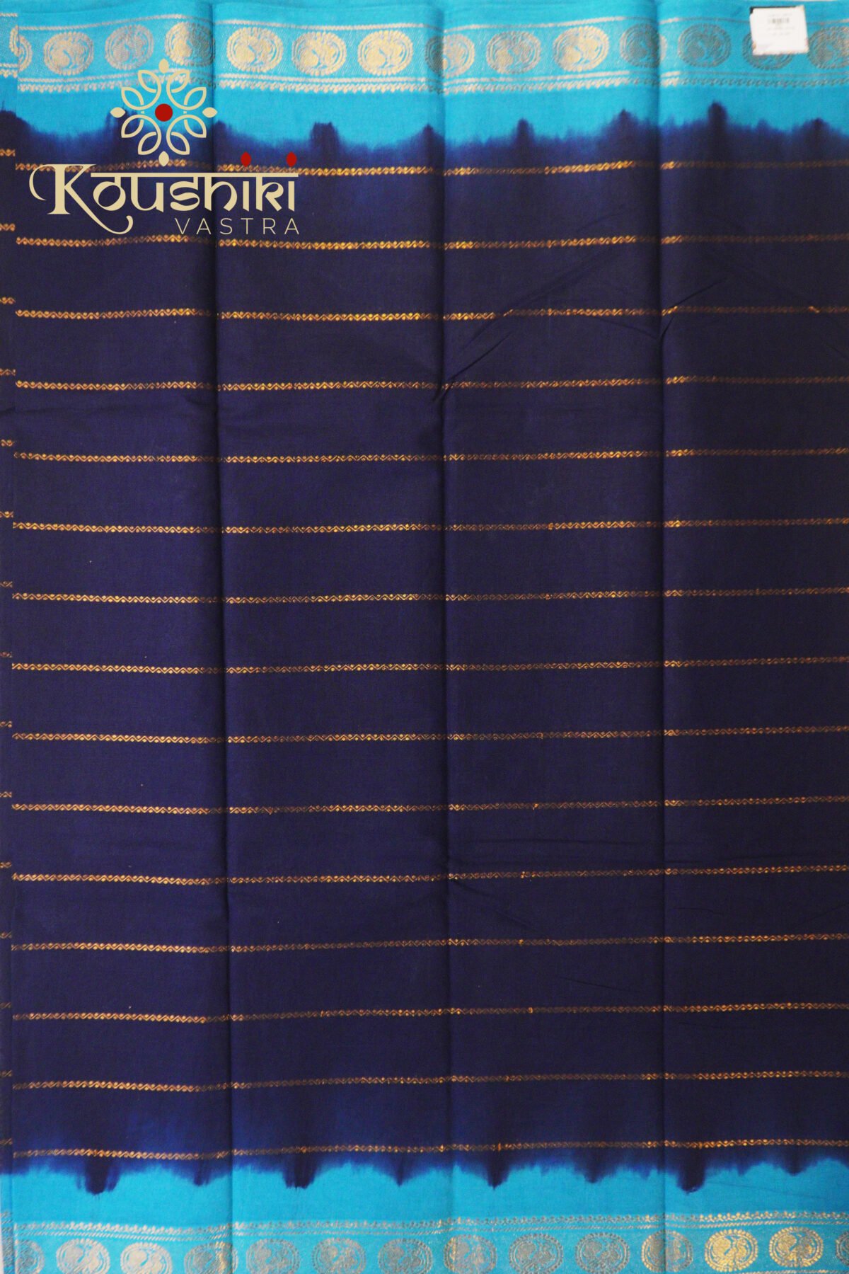 Sungudi Cotton – Blue - Image 5