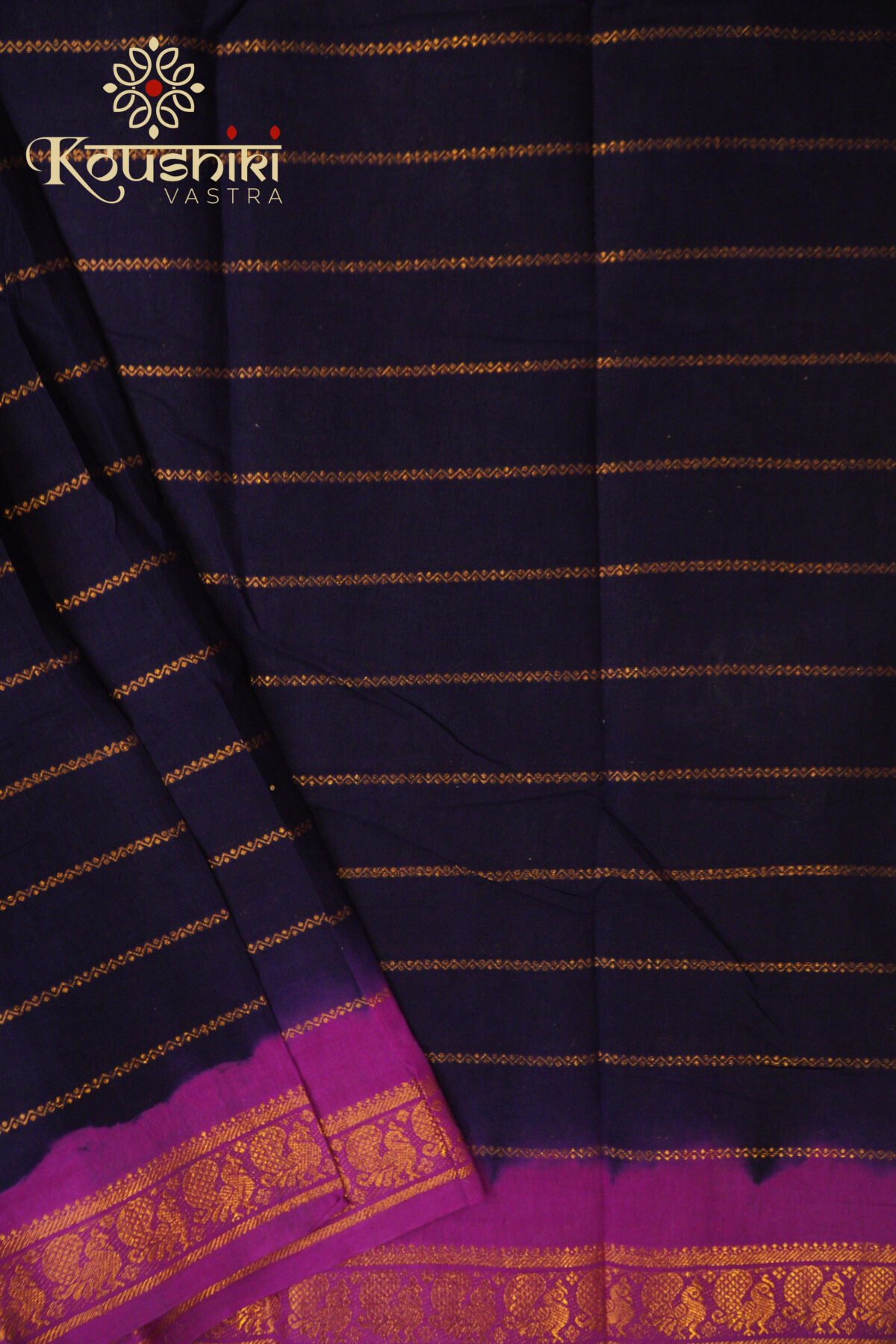 Sungudi Cotton – Blue - Image 3