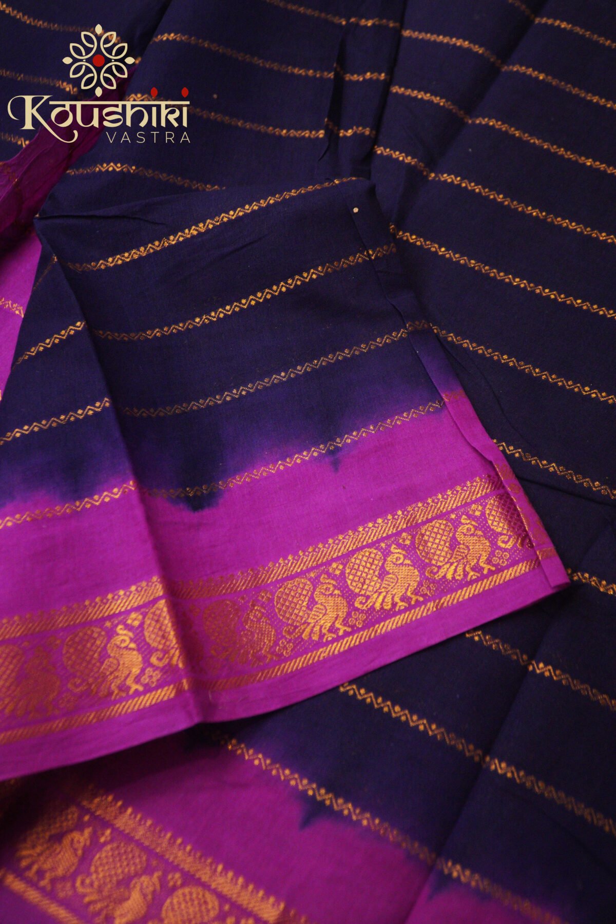 Sungudi Cotton – Blue - Image 4