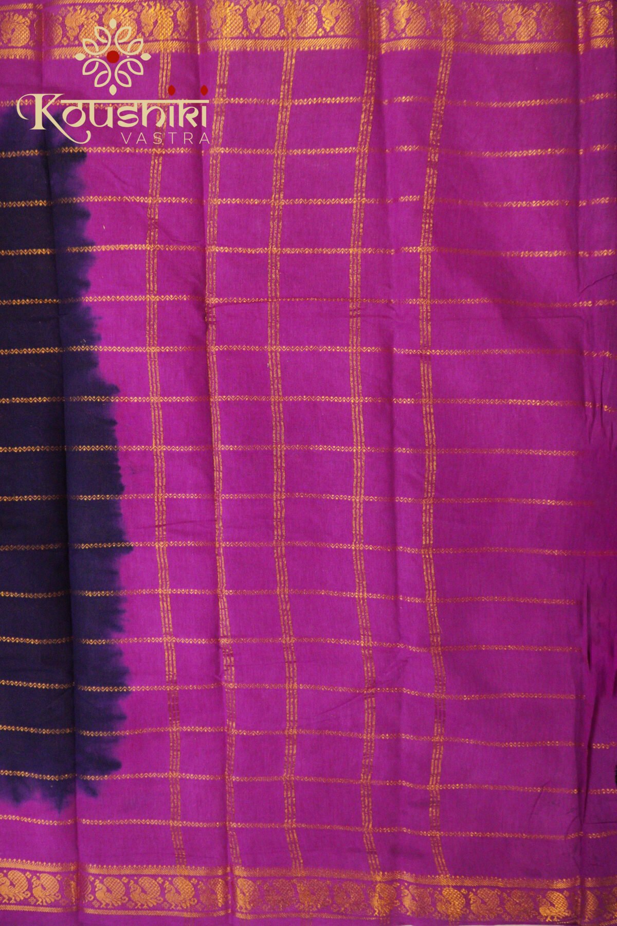 Sungudi Cotton – Blue - Image 5