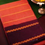Sungudi Cotton – Orange