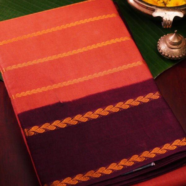 Sungudi Cotton – Orange