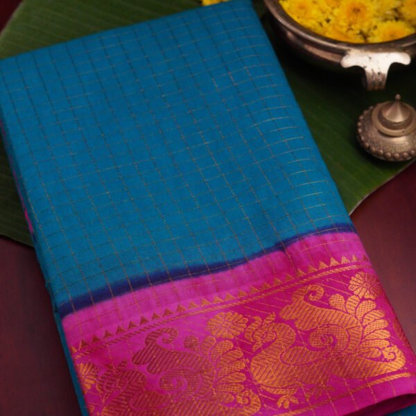 Sungudi Cotton – Blue