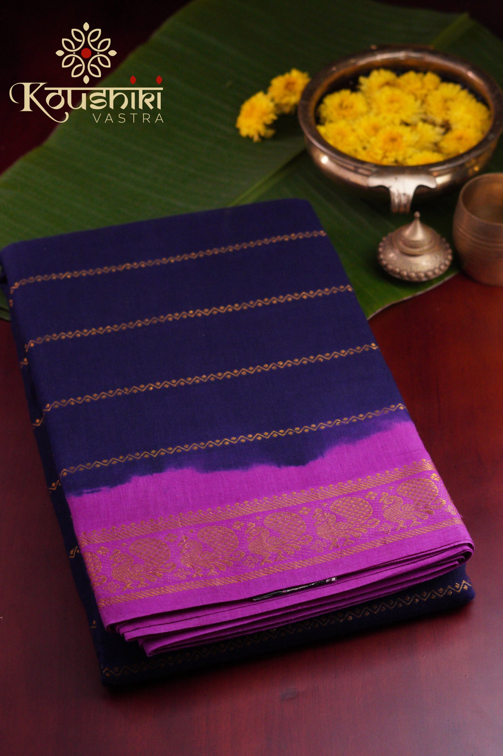 DSC02213 copy Sungudi Cotton – Blue - Image 1