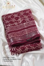 Linen Cotton – Maroon