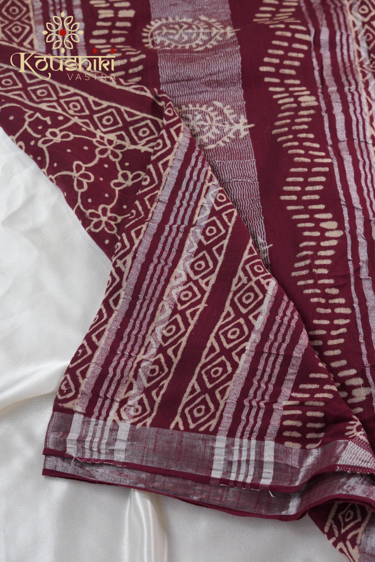 Linen Cotton – Maroon - Image 5