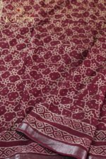 Linen Cotton – Maroon - Image 3
