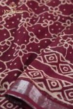 Linen Cotton – Maroon - Image 2