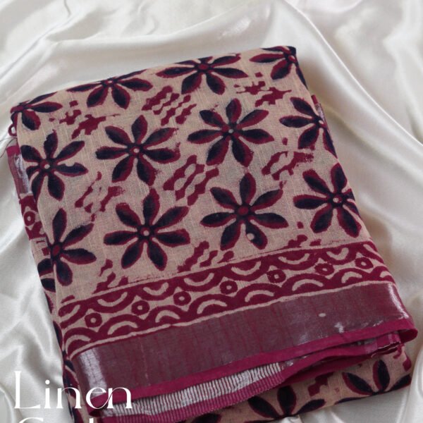 Linen Cotton – Maroon